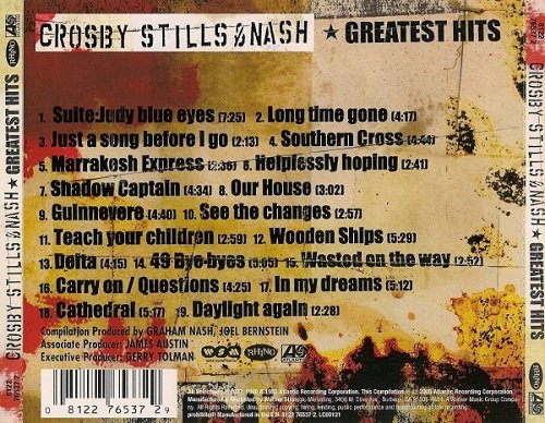 Crosby, Stills & Nash - Greatest Hits (2005) Lossless