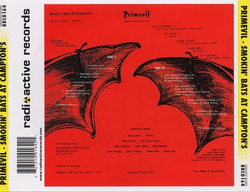 Primevil - Smokin' Bats At Campton's (Reissue) (1974/2006)