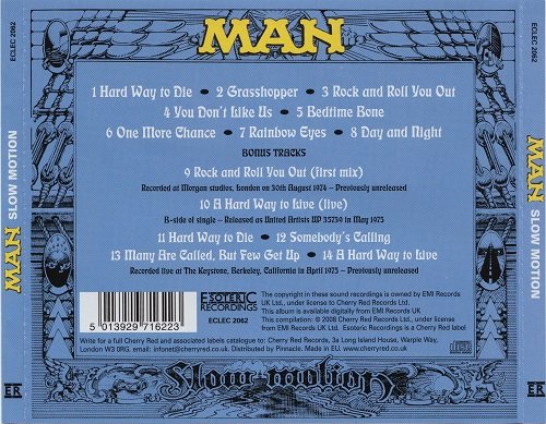 Man – Slow Motion (Reissue, Remastered Expanded Edition) (1974/2008)