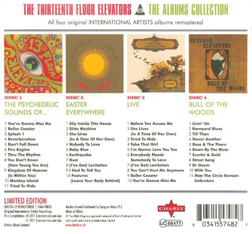 The 13th Floor Elevators – The Albums Collection (Limited Edition, Remastered) (1966-68/2011)