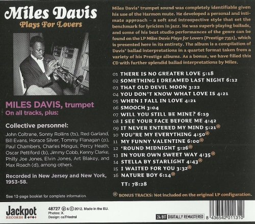 Miles Davis - Plays For Lovers (1965) [2012]