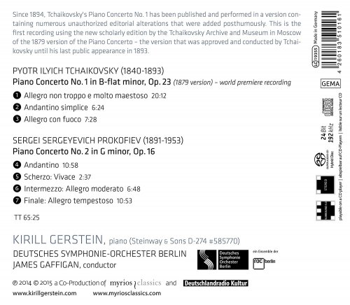 Kirill Gerstein - Tchaikovsky & Prokofiev: Piano Concertos (2015) [SACD]