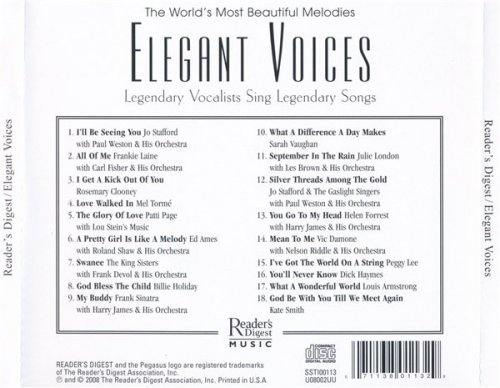 VA - Elegant Voices: Legendary Vocalists Sing Legendary Songs (2008) 