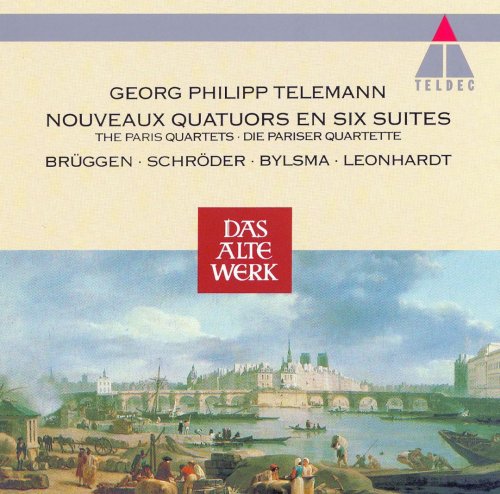 Brüggen, Schröder, Bylsma & Leonhardt - Telemann: Nouveaux Quatuors en Six Suites (1993)