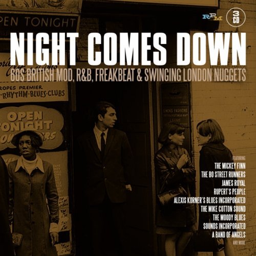 VA - Night Comes Down: 60 British Mod, R&B, Freakbeat & Swinging London Nuggets (2017) Lossless