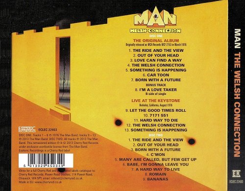 Man - Welsh Connection (Reissue) (1976/2013) Lossless