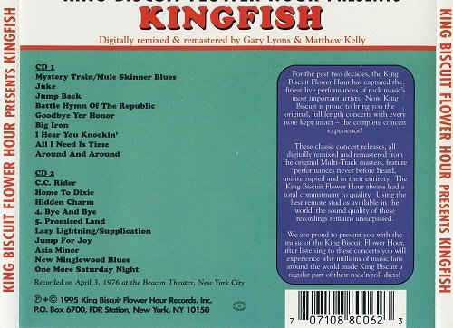 Kingfish - King Biscuit Flower Hour Presents Kingfish In Concert (Remastered) (1976/1995)