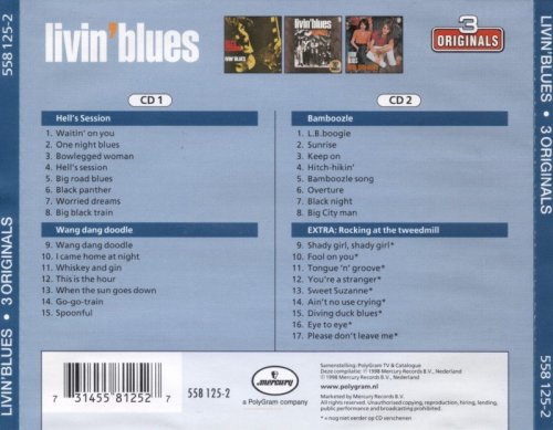 Livin' Blues - 3 Originals (1969-73) (1998) 2CD Rip