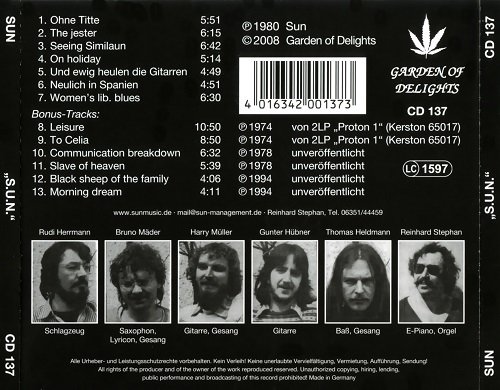 Sun - S.U.N. (Reissue) (1980/2008)