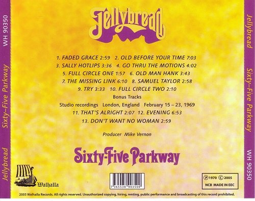 Jellybread - Sixty-Five Parkway (Reissue) (1970/2005)