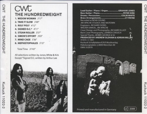 CWT - The Hundredweight (1973) [Reissue, 1991] Lossless