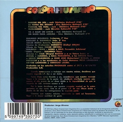 Color Humano - Color Humano, Vol. 2 (Reissue) (1973/2003)