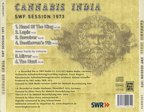 Cannabis India - SWF Session 1973 (1973/2009)