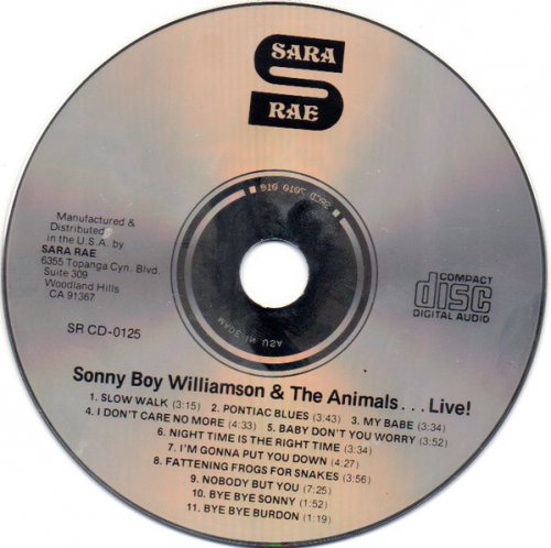 Sonny Boy Williamson - The Yardbirds with Eric Clapton & The Animals with Eric Burdon (1980)