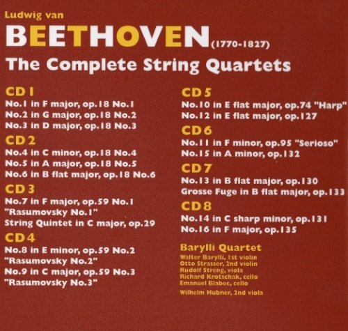 Barylli Quartet - Beethoven: String Quartets (1952-56) [2007]