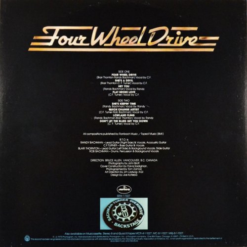 Bachman-Turner Overdrive - Four Wheel Drive [LP] (1975)