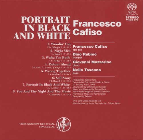 Francesco Cafiso Quartet - Portrait In Black And White (2008) [2017 SACD]