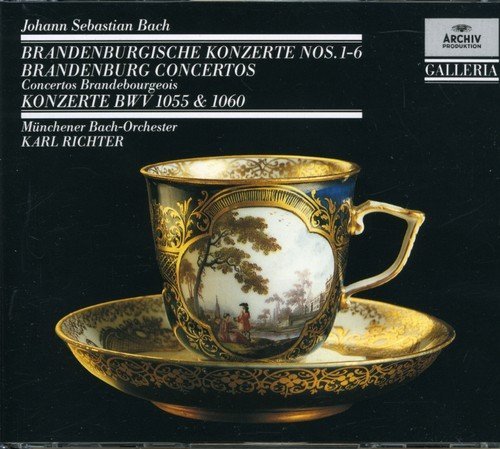 Karl Richter & Munchener Bach-Orchester - Bach: Brandenburg Concertos - Concertos BWV 1055 & 1060 [2CD Remastered Set] (1989)