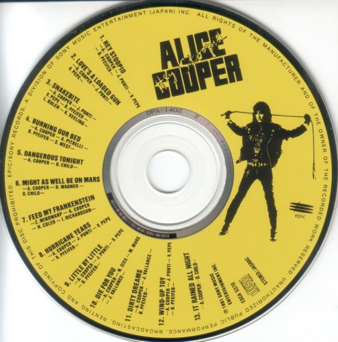 Alice Cooper - Hey Stoopid (1991) {Japan 1st press}