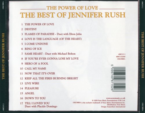 Jennifer Rush - Power of Love: The Best of Jennifer (2000)