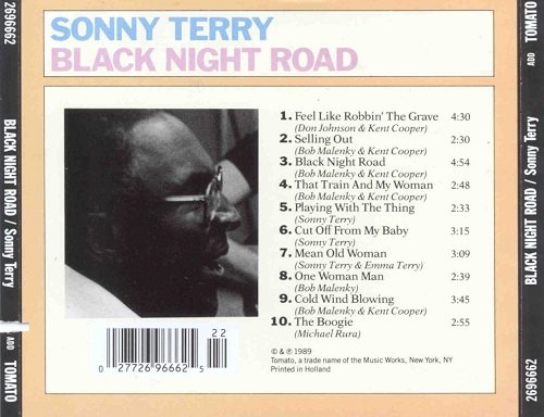 Sonny Terry - Black Night Road (Reissue) (1976/1989)