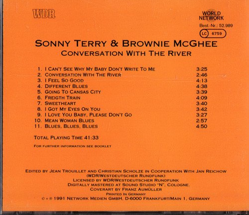 Sonny Terry & Brownie McGhee - USA: Conversation With The River (1991)