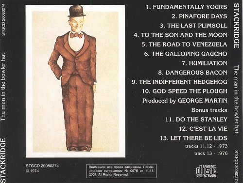 Stackridge ‎– The Man In The Bowler Hat (Reissue, Bonus Tracks Version) (1974/2001)