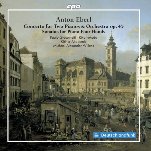 Paolo Giacometti & Riko Fukuda - Eberl: Concerto for 2 Pianos & Sonatas for Piano 4 Hands (2018)