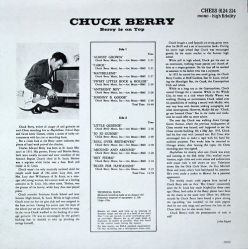 Chuck Berry - Berry Is On Top (Reissue) (1958/1978) Vinyl