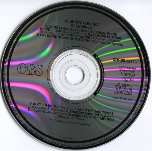 Blue Öyster Cult - Club Ninja (1985) CD-Rip