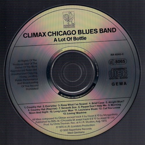 Climax Chicago Blues Band - A Lot Of Bottle (1970) {1990, Reissue}