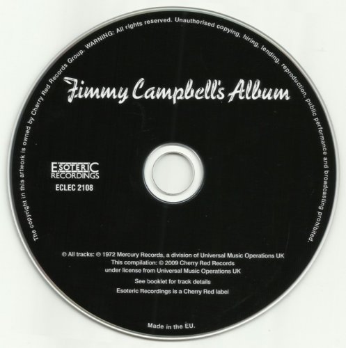 Jimmy Campbell - Jimmy Campbell's Album (1972) Remastered (2009) CD Rip