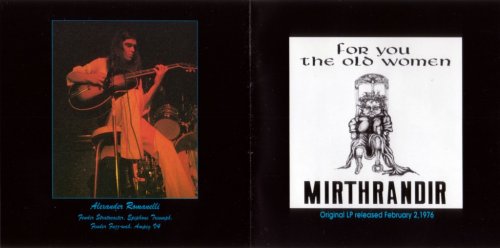 Mirthrandir - For You the Old Women (1976) [Reissue, 1992] Lossless