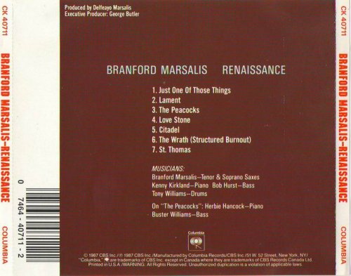 Branford Marsalis - Renaissance (1987)