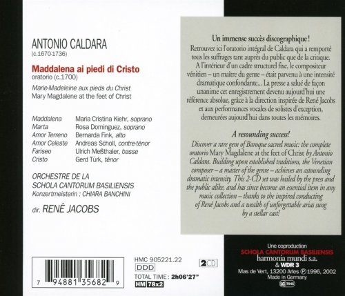 Rene Jacobs, Andreas Scholl - Caldara Antonio: Maddalena ai piedi di Cristo (2002)