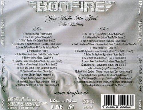 Bonfire - You Make Me Feel. The Ballads [2CD] (2009) Lossless