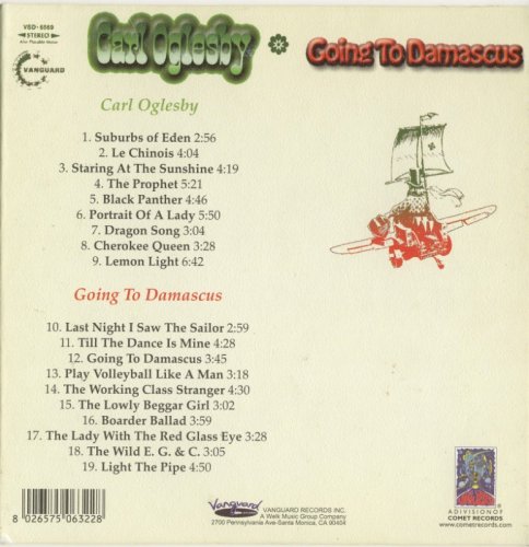 Carl Oglesby - Carl Oglesby/Going To Damascus (1969-71) (2003) CD Rip