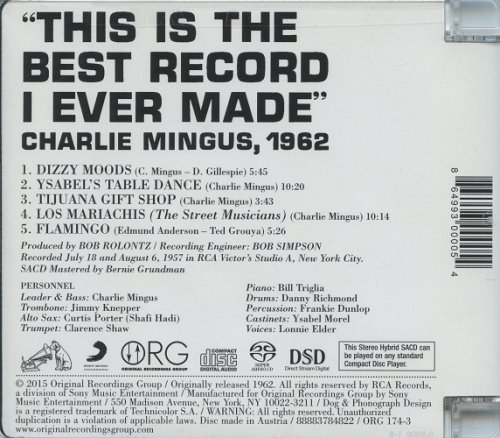 Charlie Mingus - Tijuana Moods (1962) [2015 SACD]