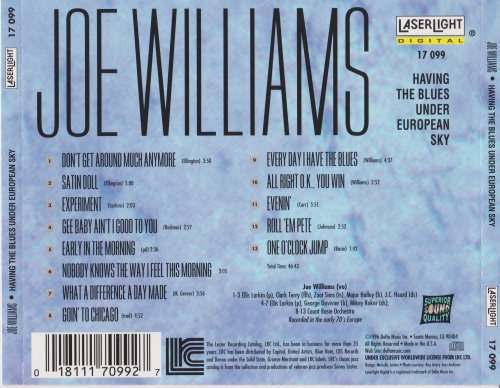 Joe Williams - Having The Blues Under A European Sky (1996)