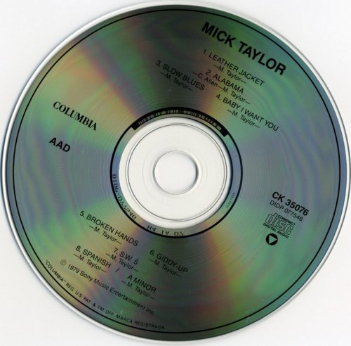 Mick Taylor - Mick Taylor (1979) {1992, Reissue}