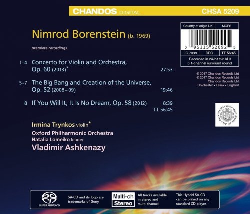 Irmina Trynkos, Vladimir Ashkenazy - Borenstein: Violin Concerto (2017) [SACD]