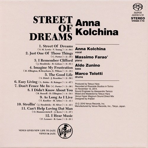 Anna Kolchina - Street Of Dreams (2014) [2016 SACD]
