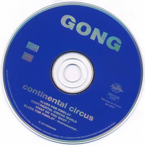 Gong - Continental Circus (1972) {1994, Remastered Reissue}