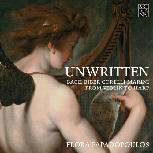 Flora Papadopoulos - Unwritten. From Violin to Harp (2018) [Hi-Res]