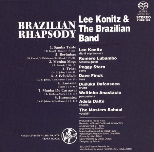 Lee Konitz & The Brazilian Band - Brazilian Rhapsody (1995) [2016 SACD]