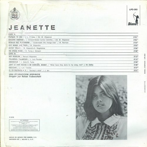 Jeanette - Porque Te Vas [LP] (1976)