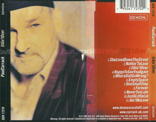 Paul Carrack - It Ain't Over (2003)