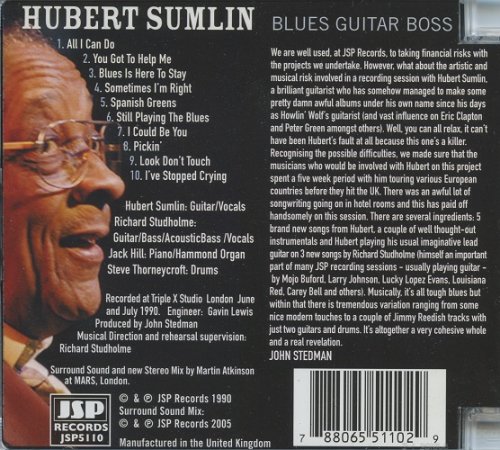 Hubert Sumlin - Blues Guitar Boss (1990) [2005 SACD]