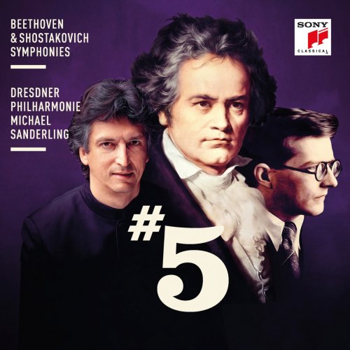 Dresden Philharmonic & Michael Sanderling - Beethoven & Shostakovich: Symphonies No. 5 (2018) [Hi-Res]