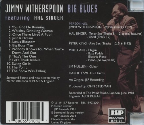 Jimmy Witherspoon ‎- Big Blues (1981) [2004 SACD]